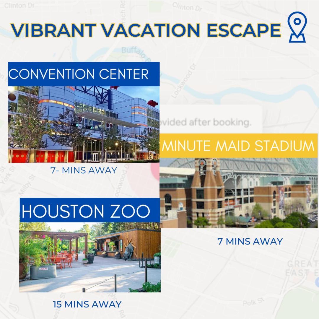 Vibrant Vacation Escape With Fast Wifi And King Bed Close To Downtown Houston! Exterior photo